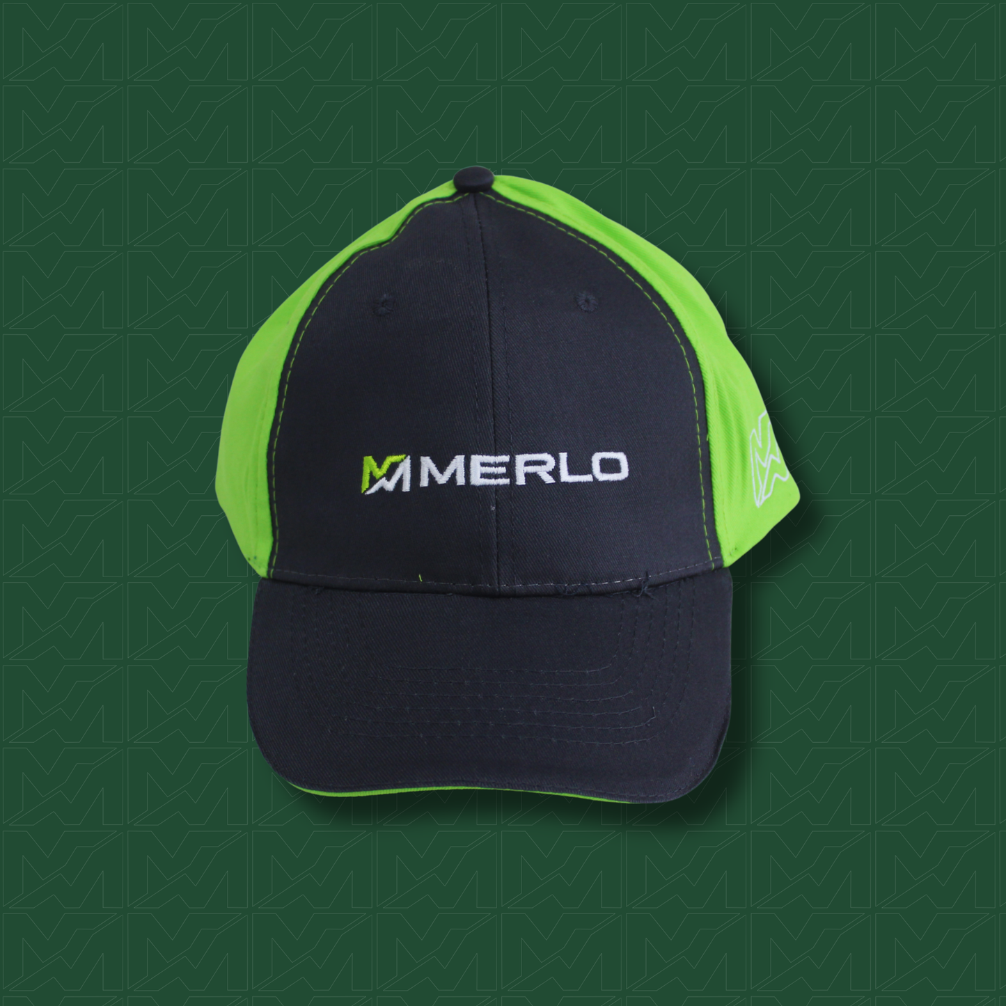 Green Black Quarter Cap