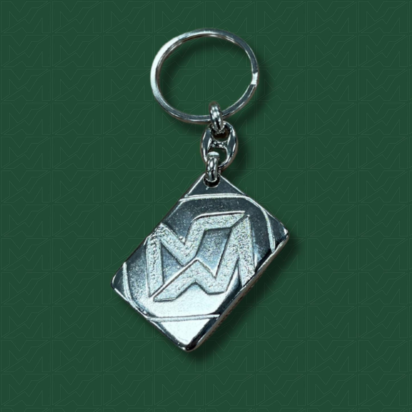 Metal Merlo Keyring